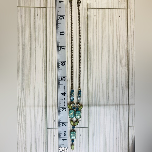 Nancy and Rise Multi Stone Lavalier Necklace - Picture 7 of 8